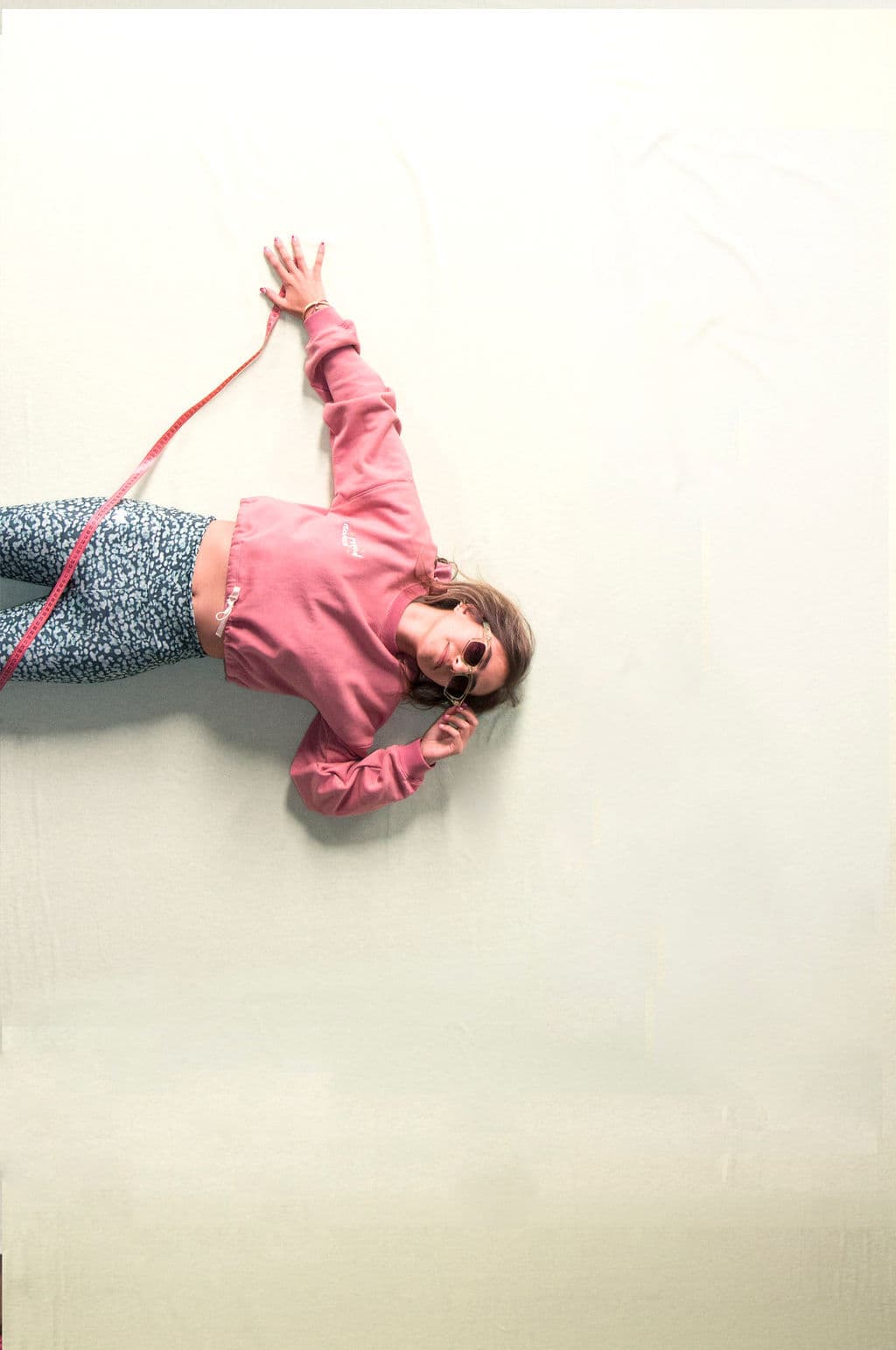 Lycra verde animal print